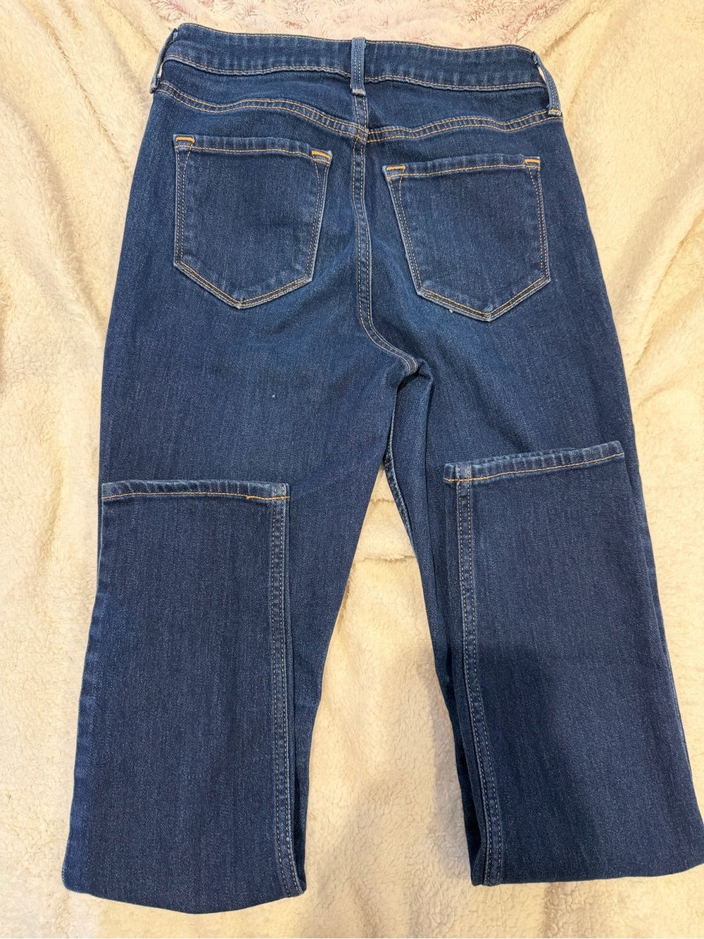 Old Navy Women's Indigo Straight-Leg Jeans - Picture 2 of 2